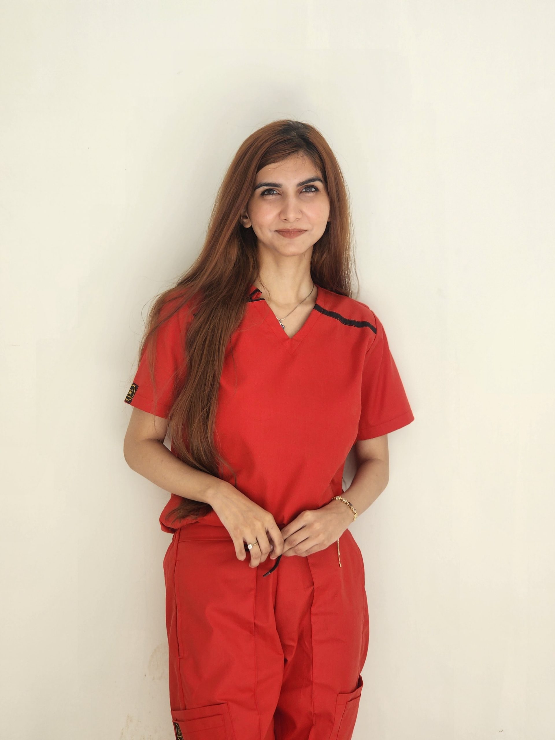 Red - Cotton-KT Scrub