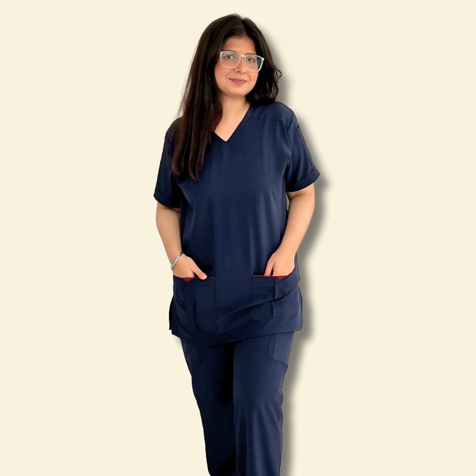 Navy Blue - Stretchify Scrub